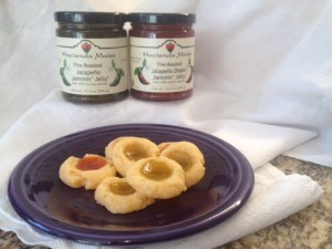 Cheesy Chile Pepper Jelly Thumbprints2